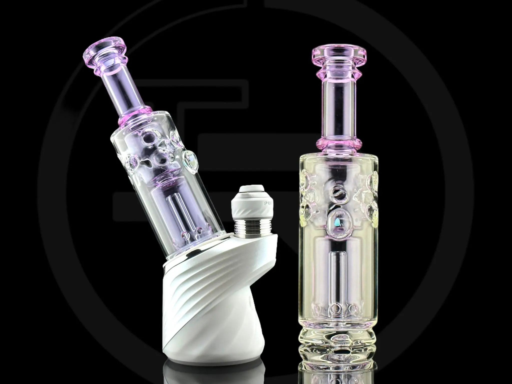 Mini Fab 1.0 Puffco Peak Attachment by Iridescent Glass