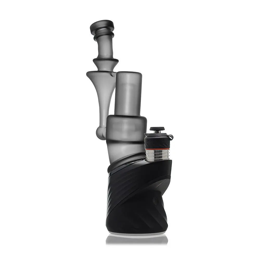 Mini RBR Frosted Black Friday LE Puffco Peak Attachment by Iridescent Glass
