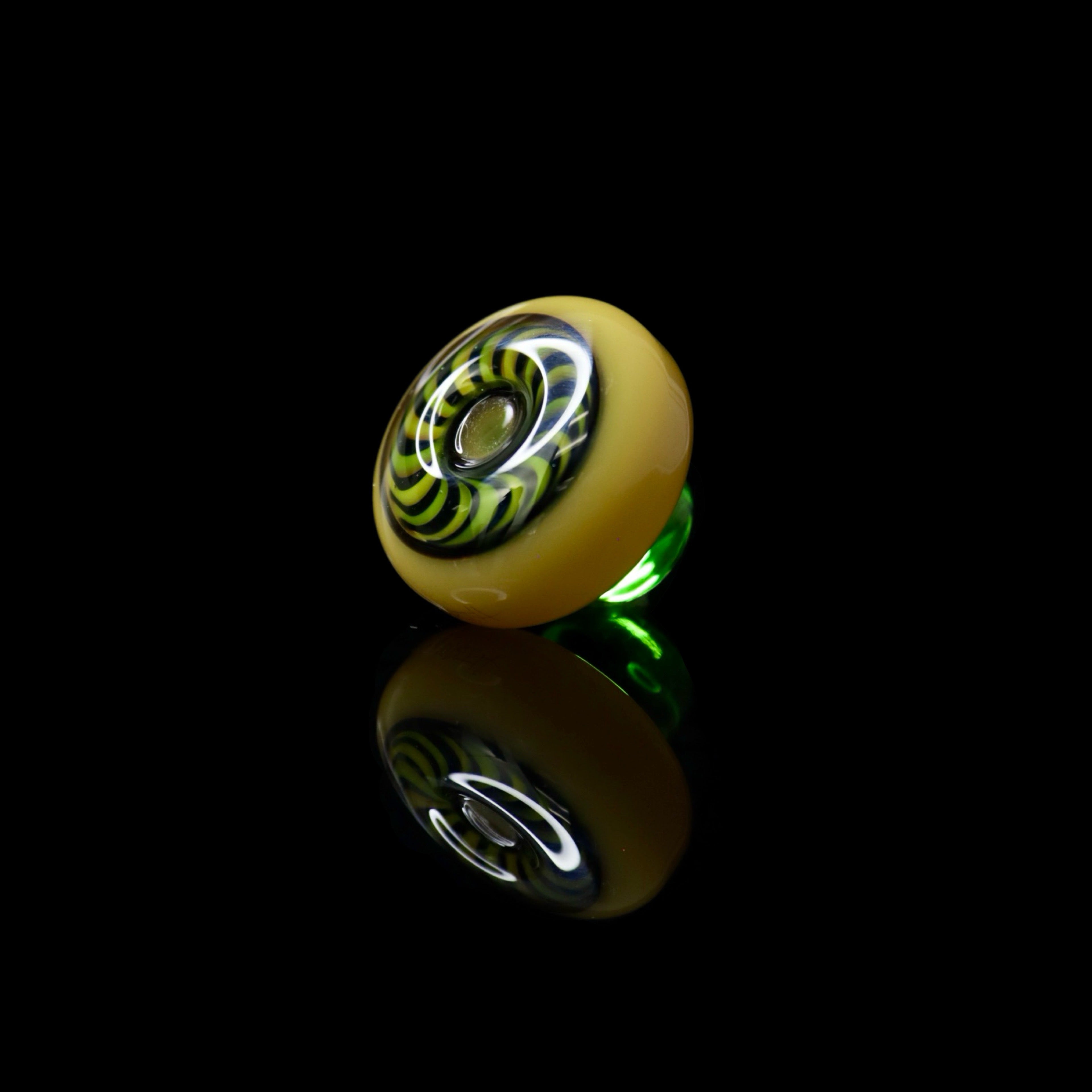 Skate Wheel Slurper Caps by Jworth Glass