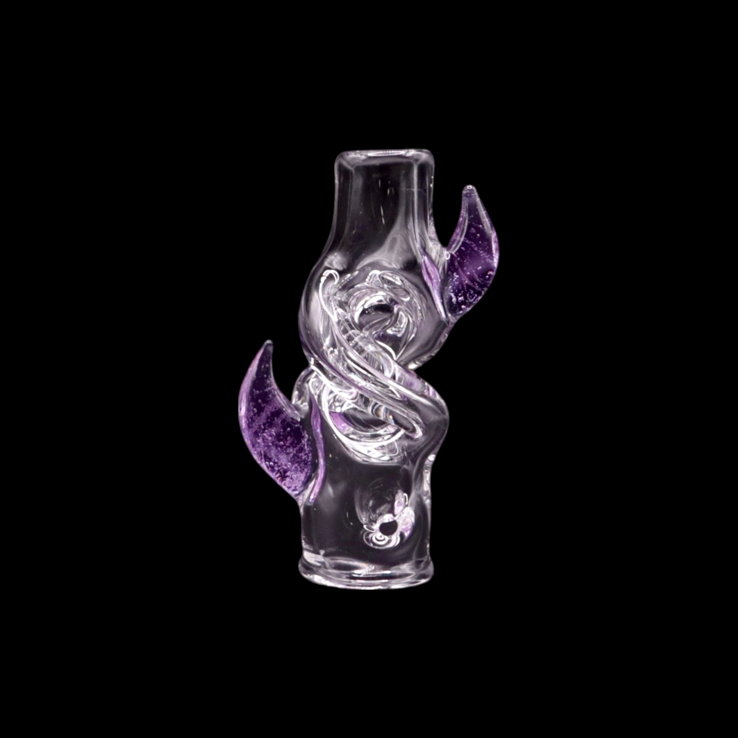 Clear Helix Pivot Tip with Horn by Rich Brian Glass