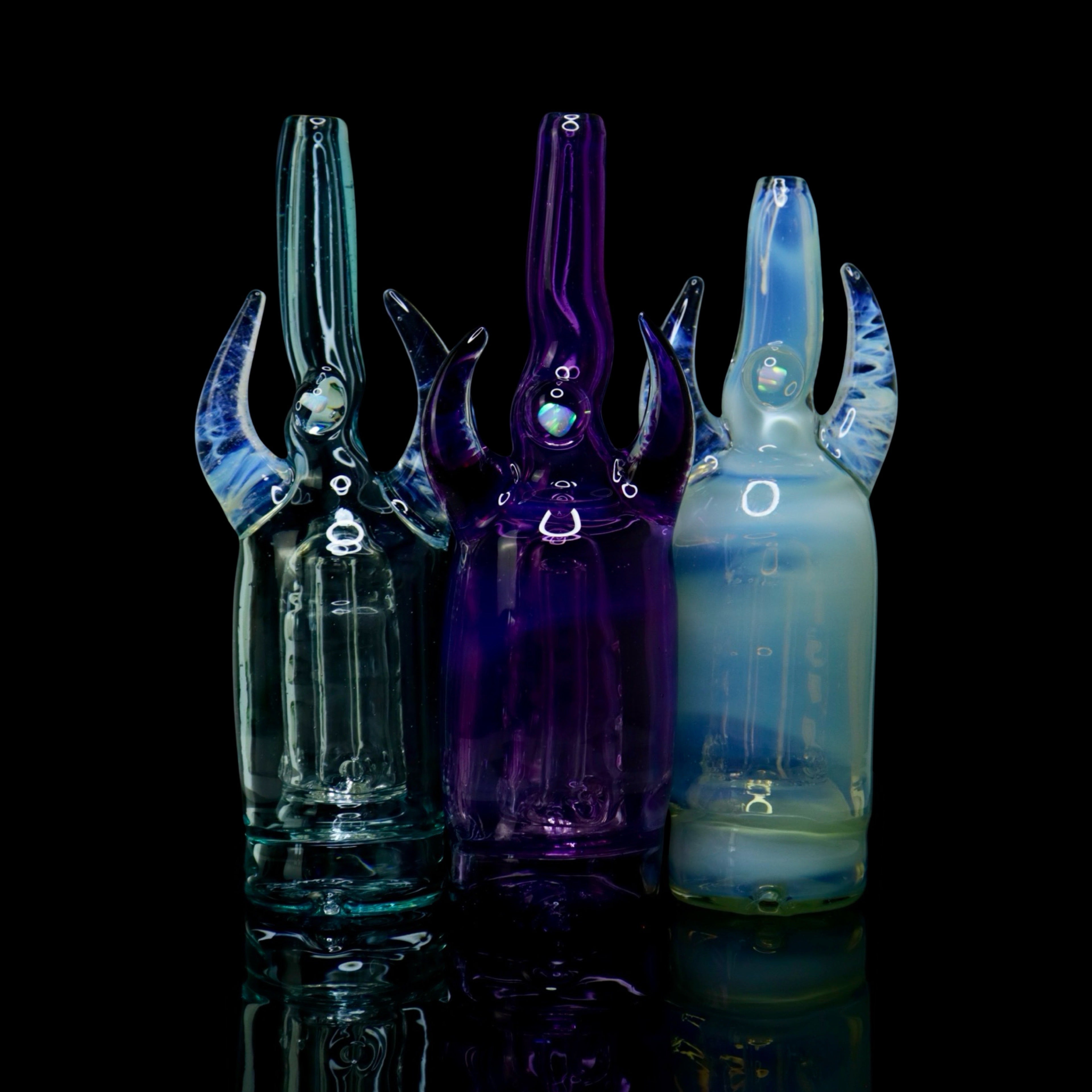 Full Color Opal Wet Puffco Tops by Magizle Glass