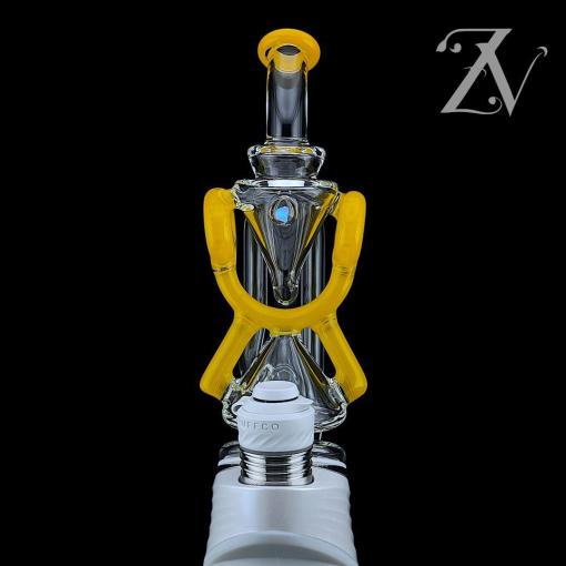 Superior ECO Donut Puffco Peak Attachment by Iridescent Glass *7 Colors*