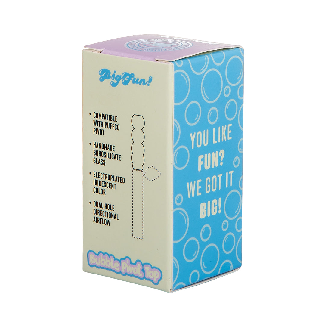 Iridescent Bubble Pivot Top by Big Fun