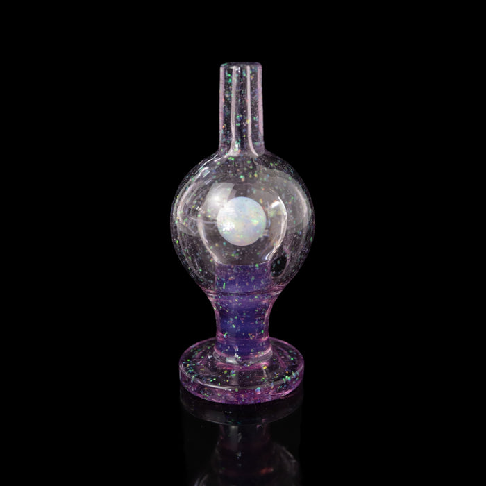 Full Color Crushed Opal Bubble Cap Soup Glass