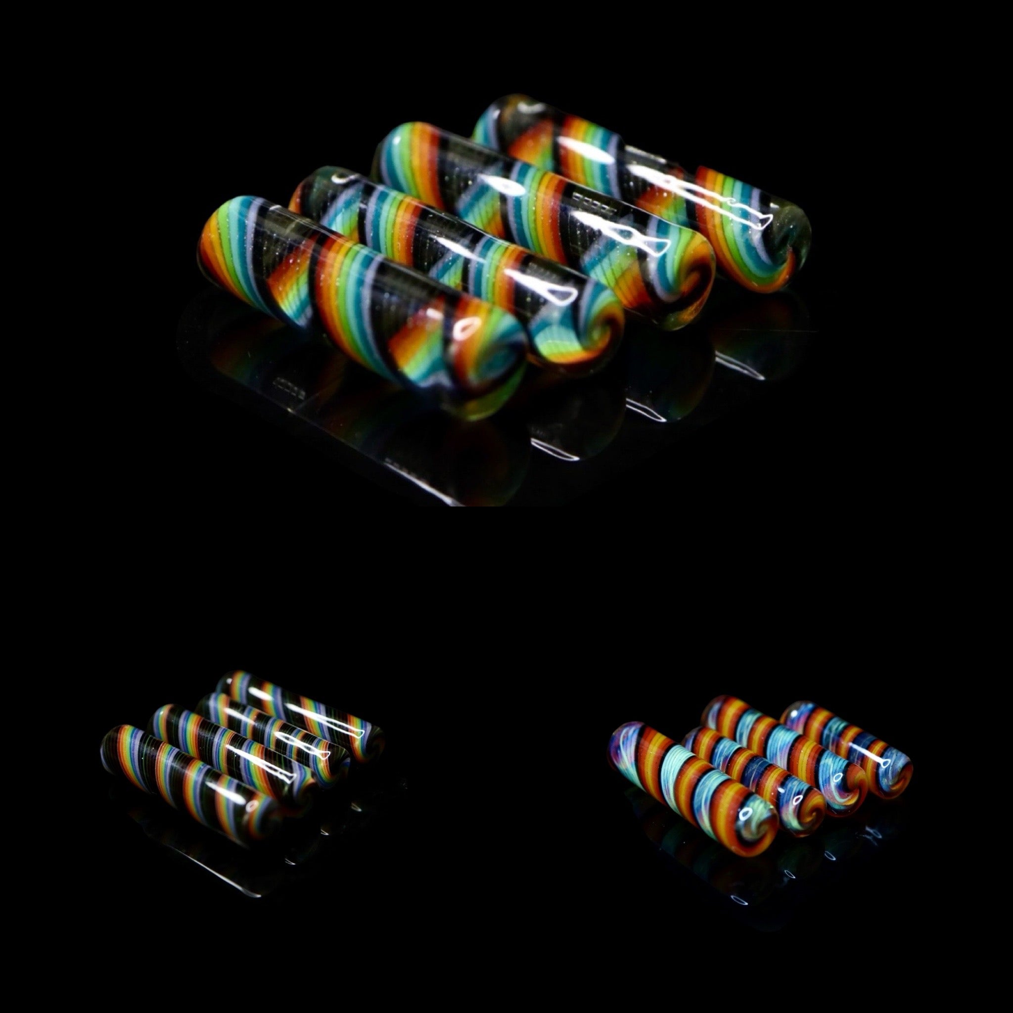 Spiral Pillars by Steve H Glass