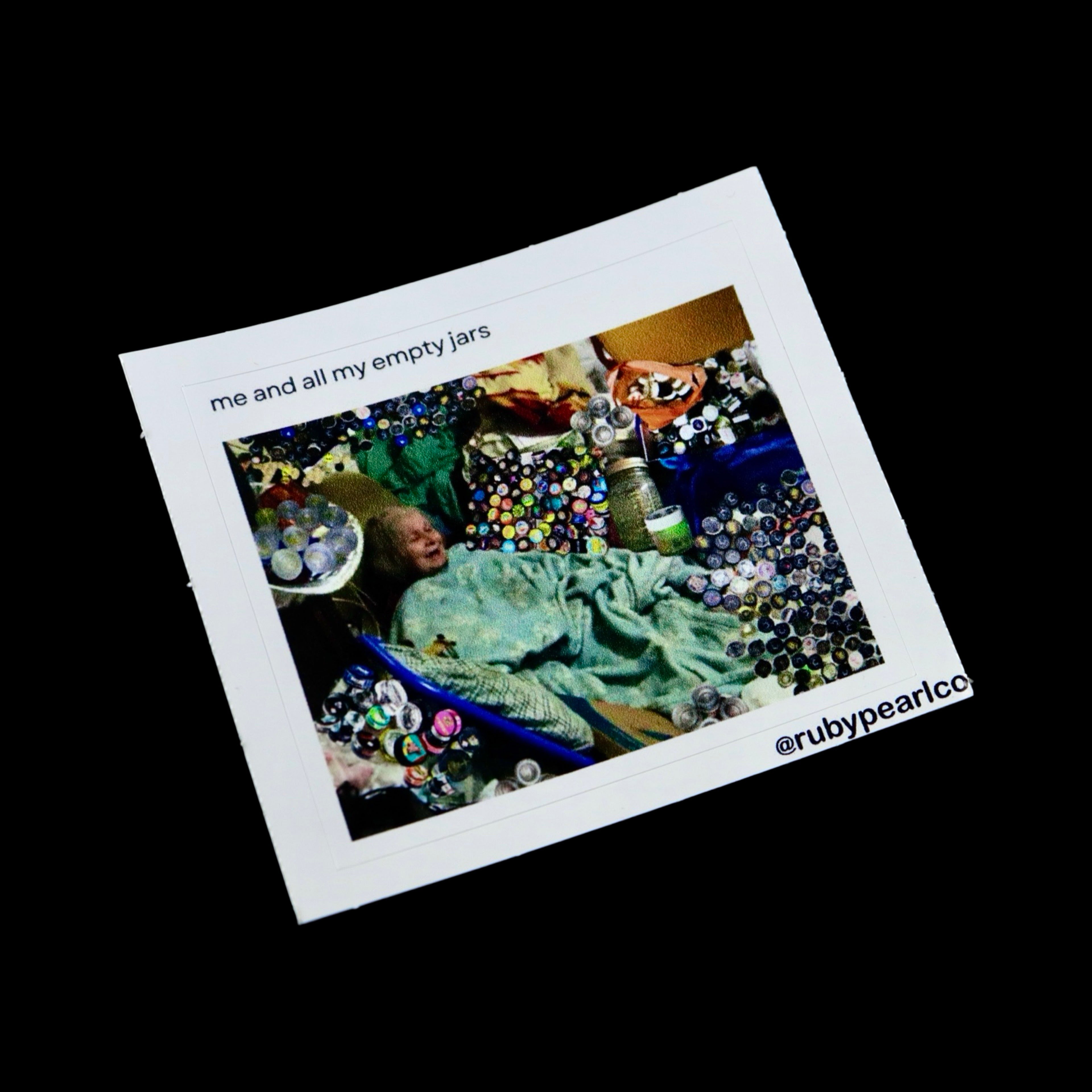 Jar Hoarder Meme Sticker