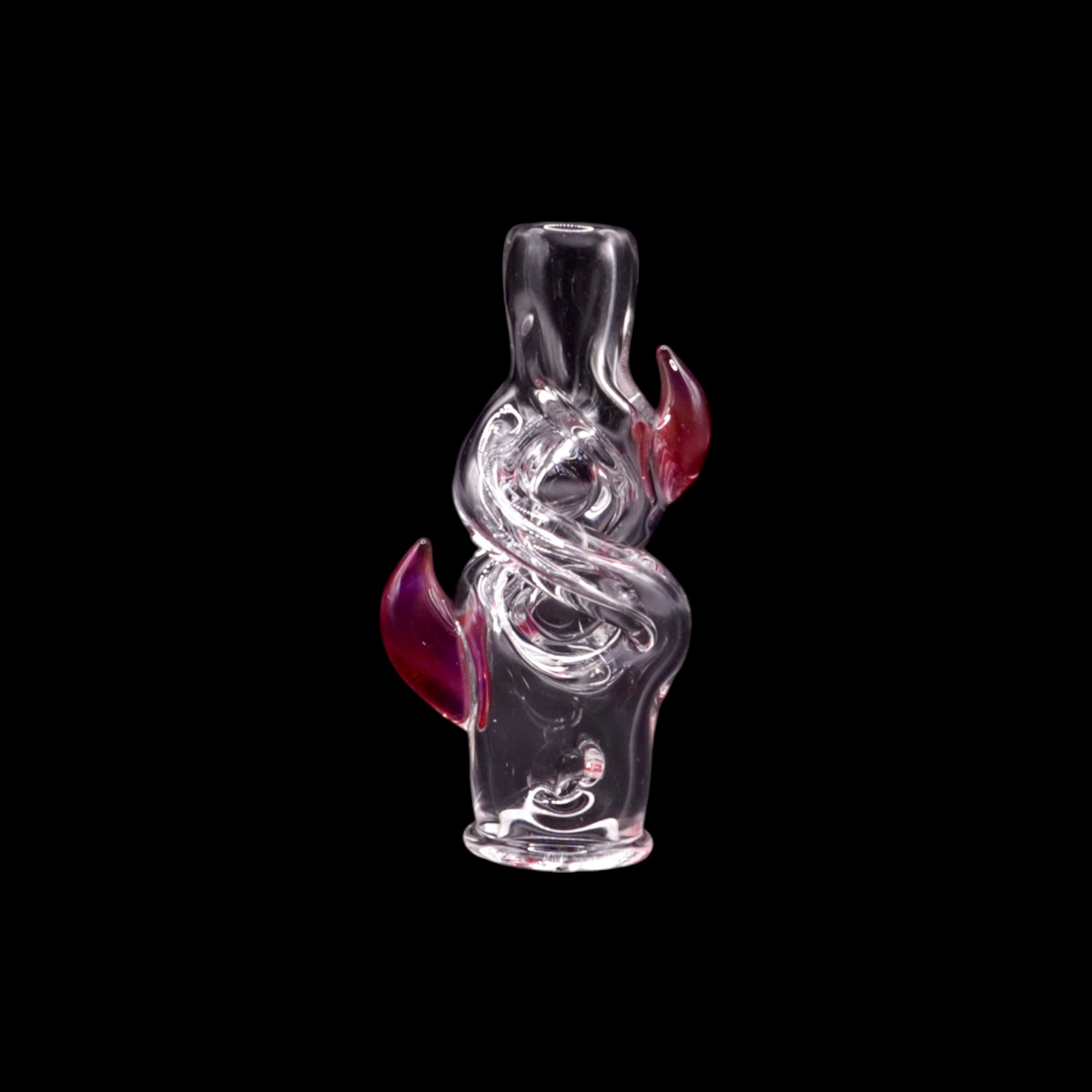 Clear Helix Pivot Tip with Horn by Rich Brian Glass