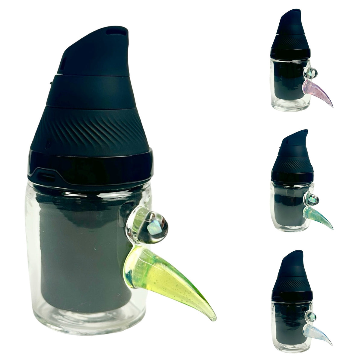 Clear Core Cup with Color Opal Horn by Magizle Glass