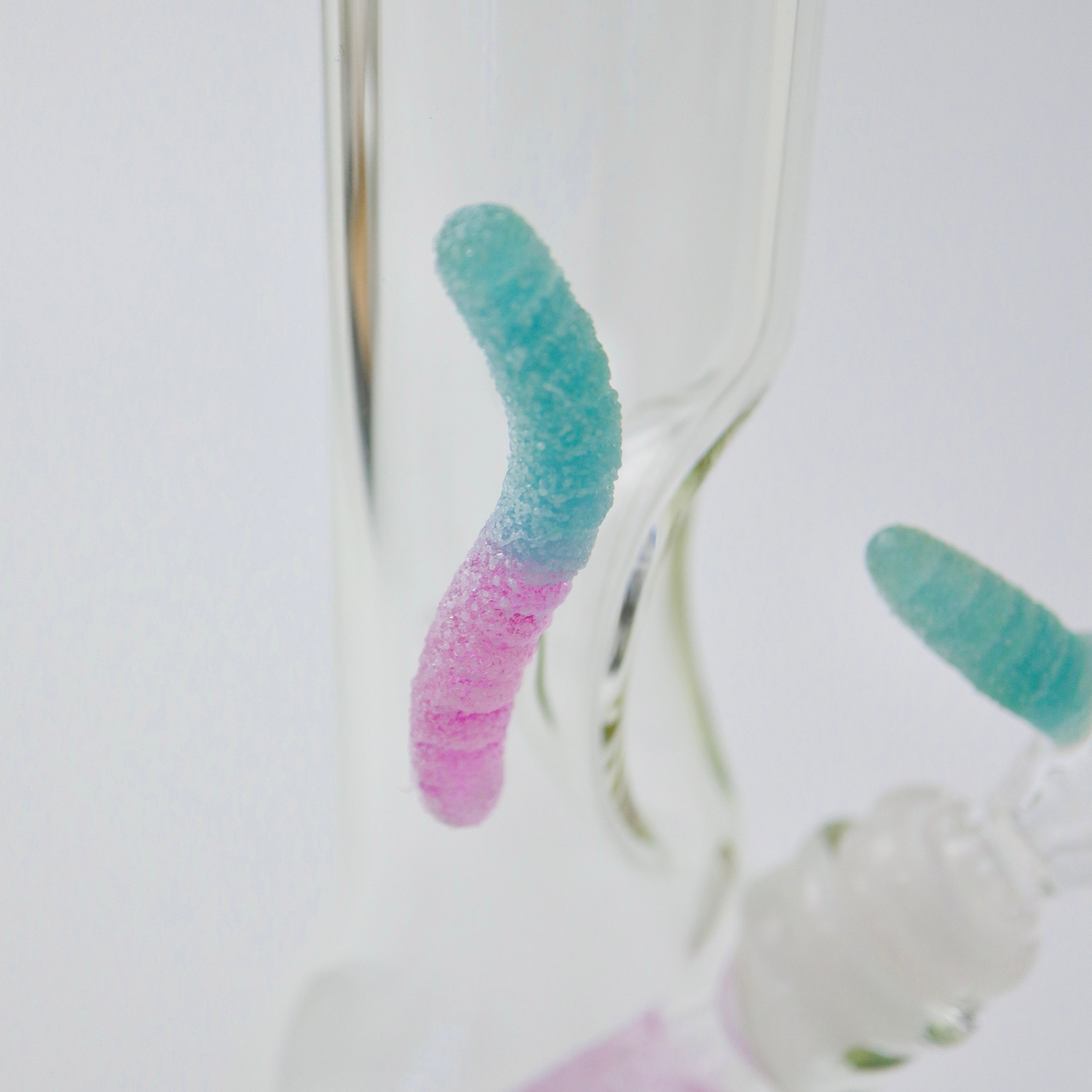 Sour Worm Beaker Bong by Emperial Glass