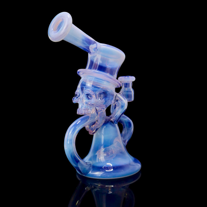 Skull Recycler Neo Opal by Weil Glass
