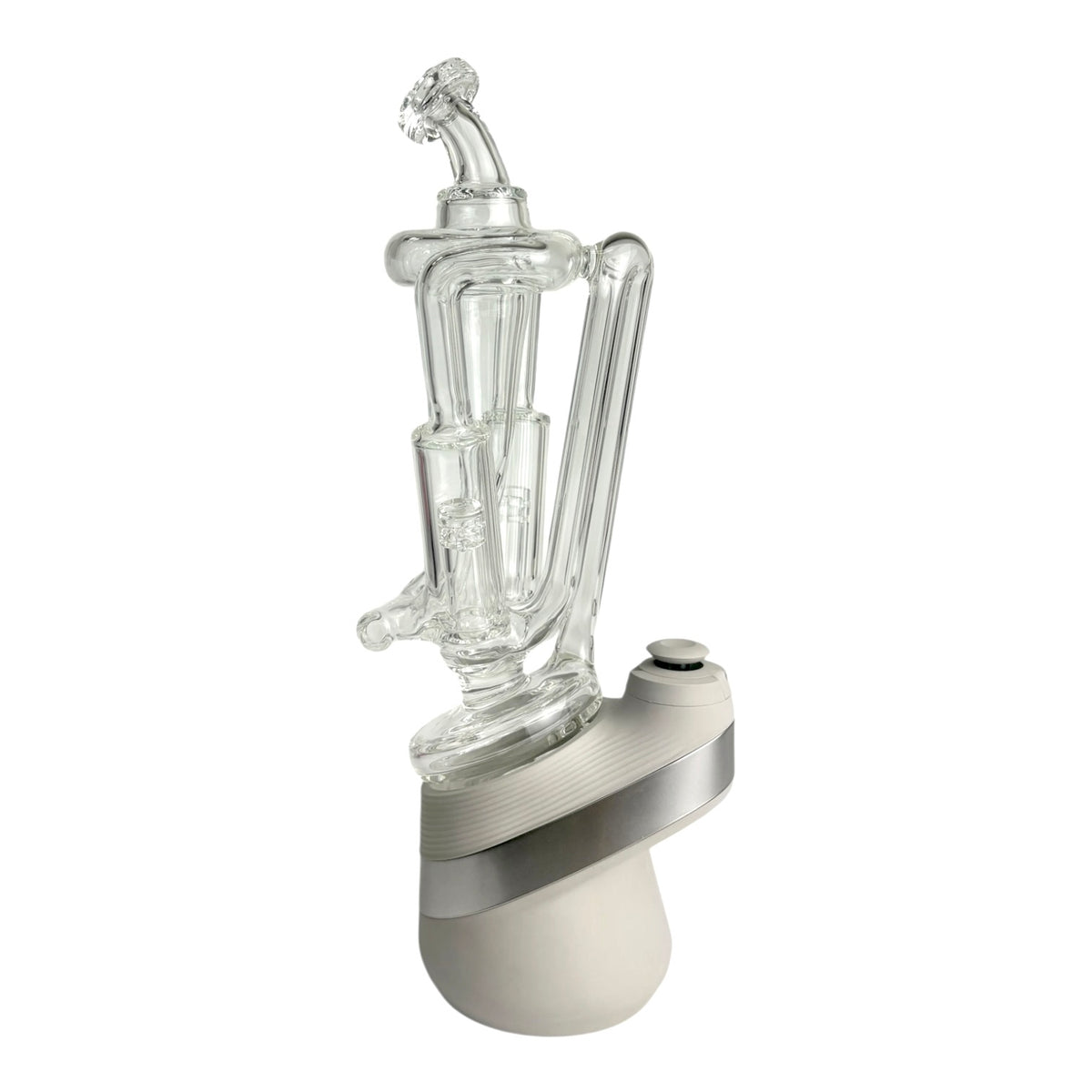V-Twin Puffco Recycler by Nib Glass