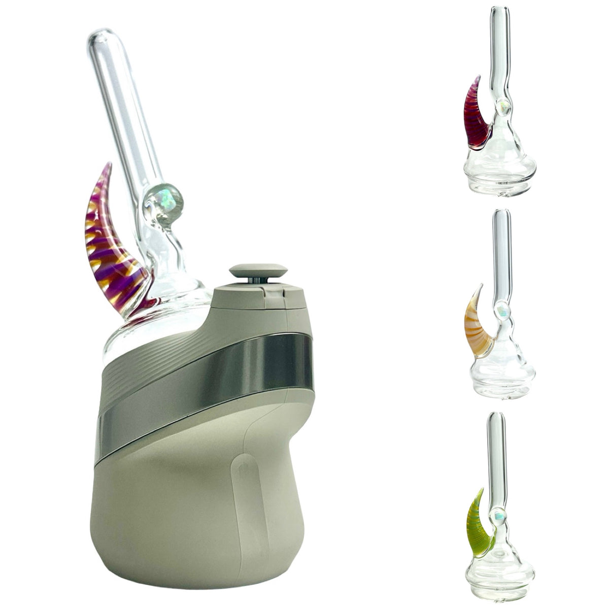 Dry Squiggle Puffco Top by Magizle Glass