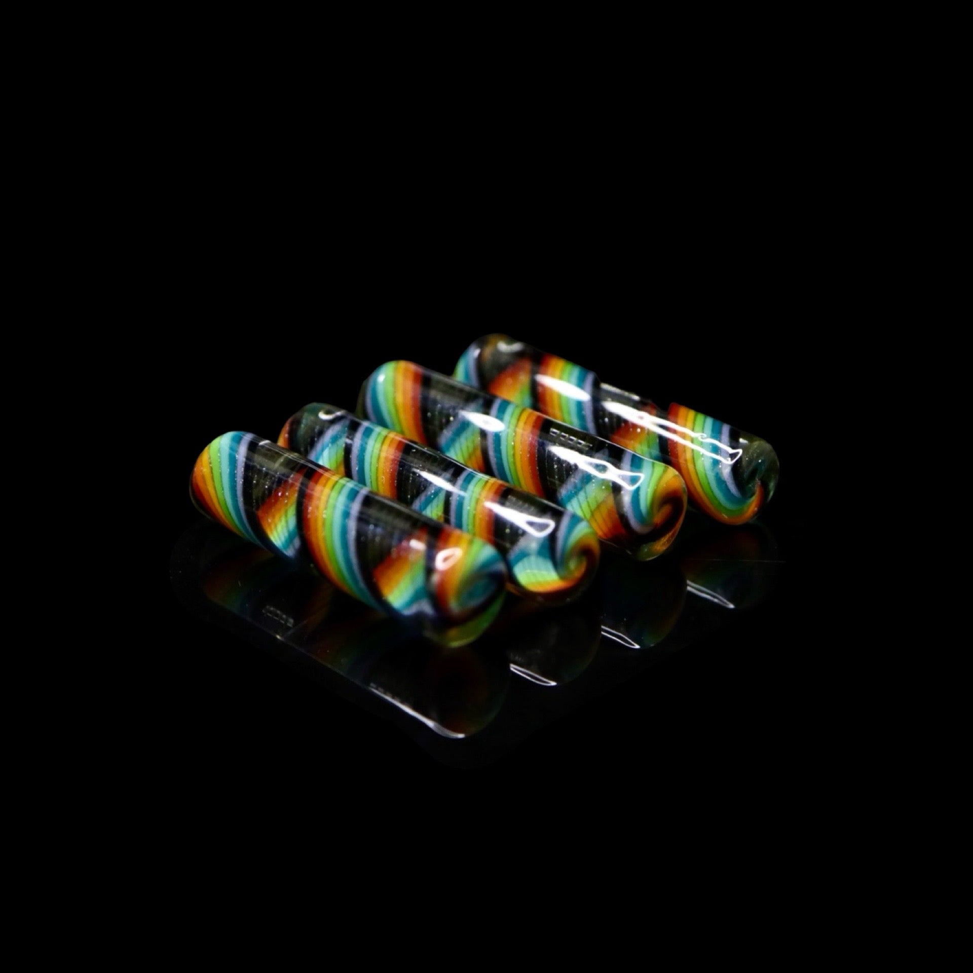 Spiral Pillars by Steve H Glass