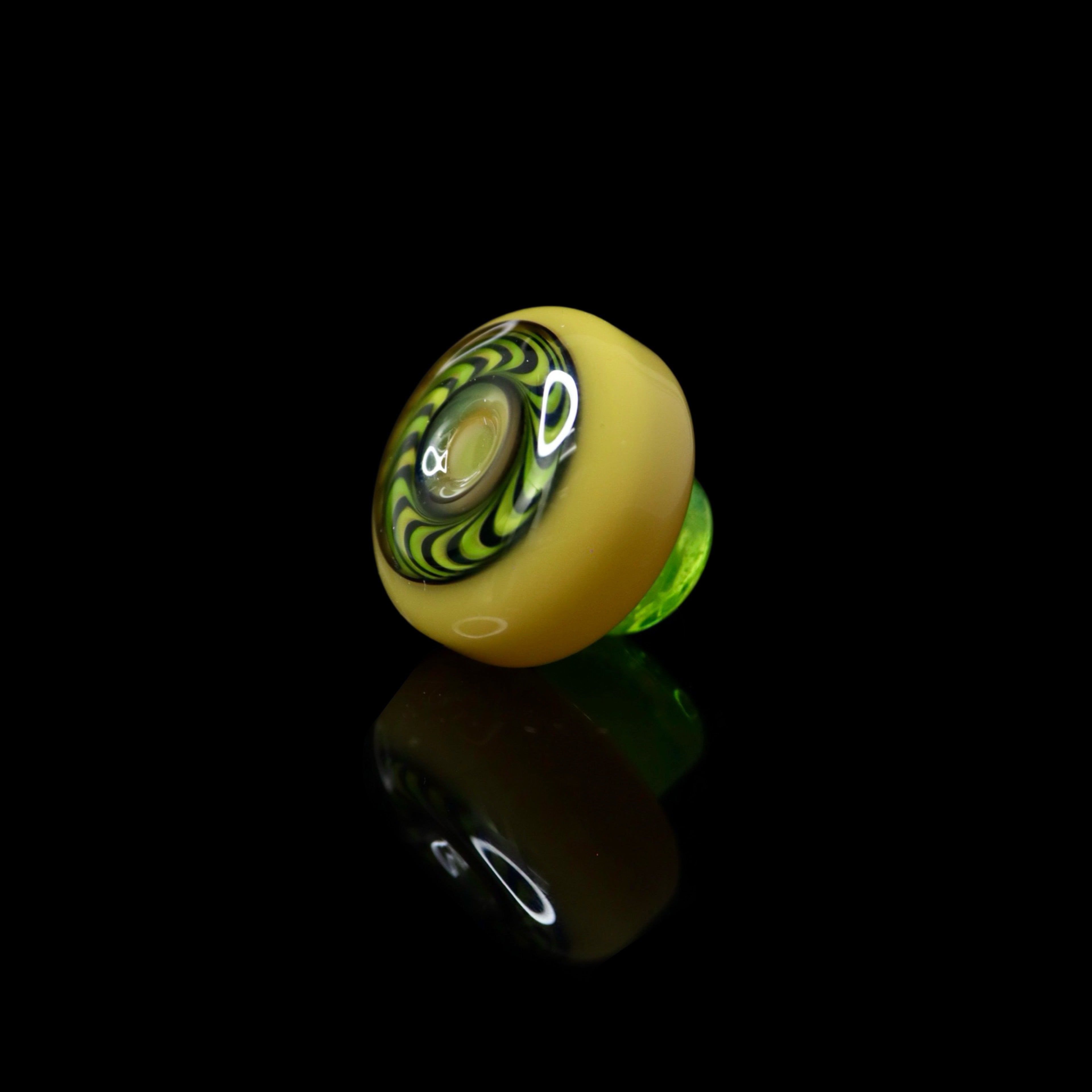 Skate Wheel Slurper Caps by Jworth Glass