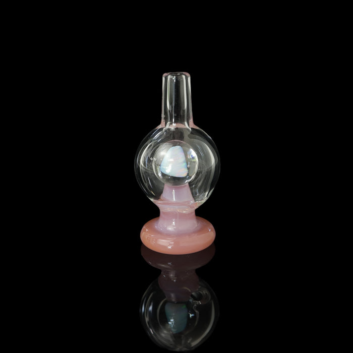 Half Color Opal Bubble Cap by Soup Glass