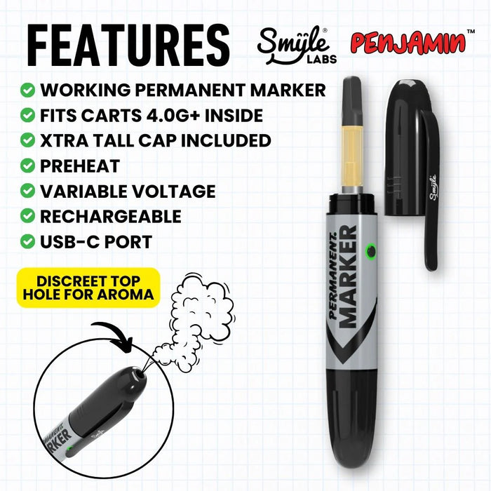 Penjamin Permanent Marker by Smyle™ Labs