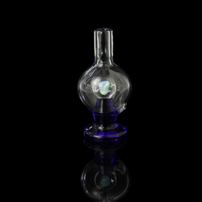 Half Color Opal Bubble Cap by Soup Glass