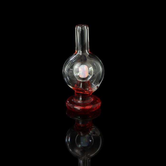 Half Color Opal Bubble Cap by Soup Glass