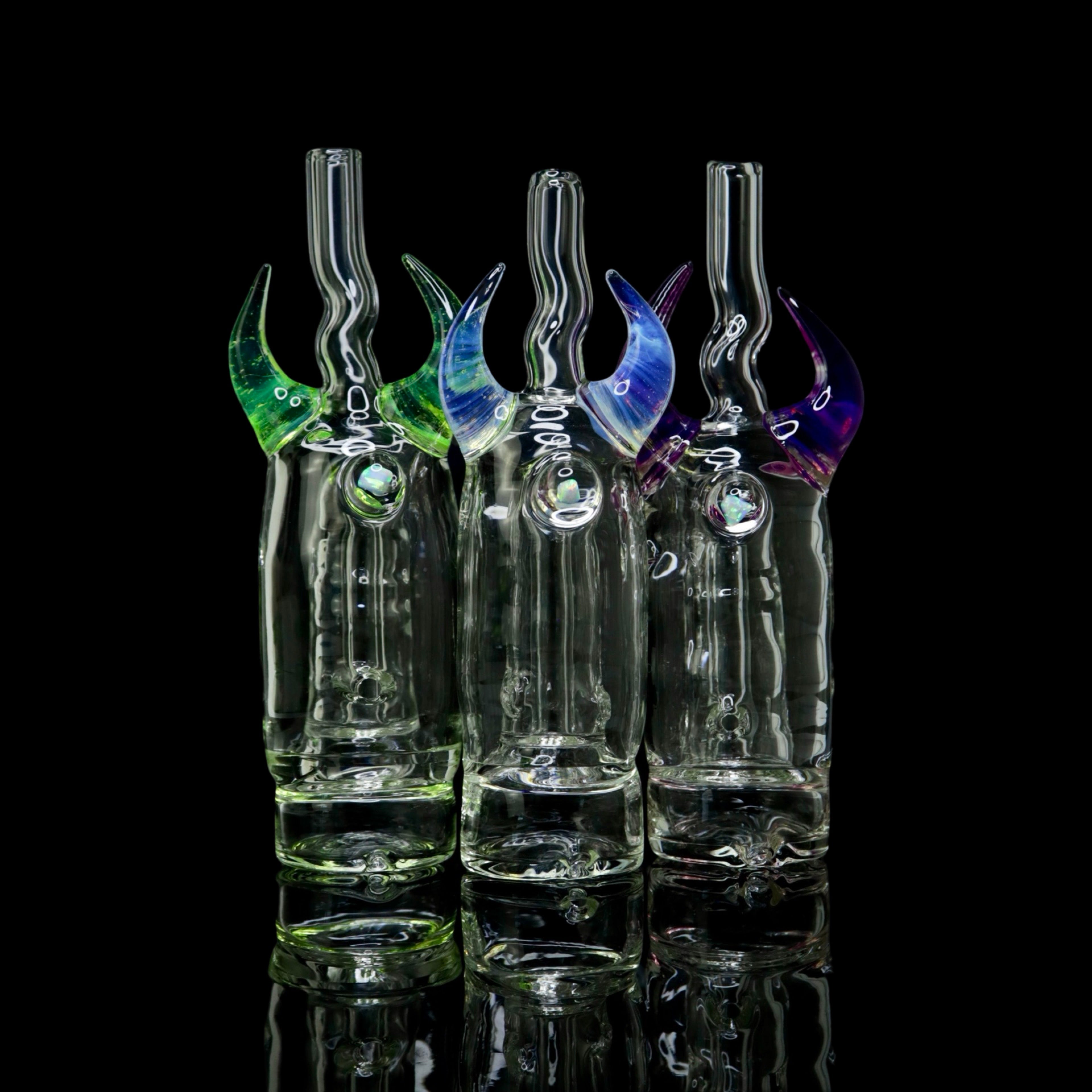 Clear/Partial Color Opal Wet Puffco Tops by Magizle Glass