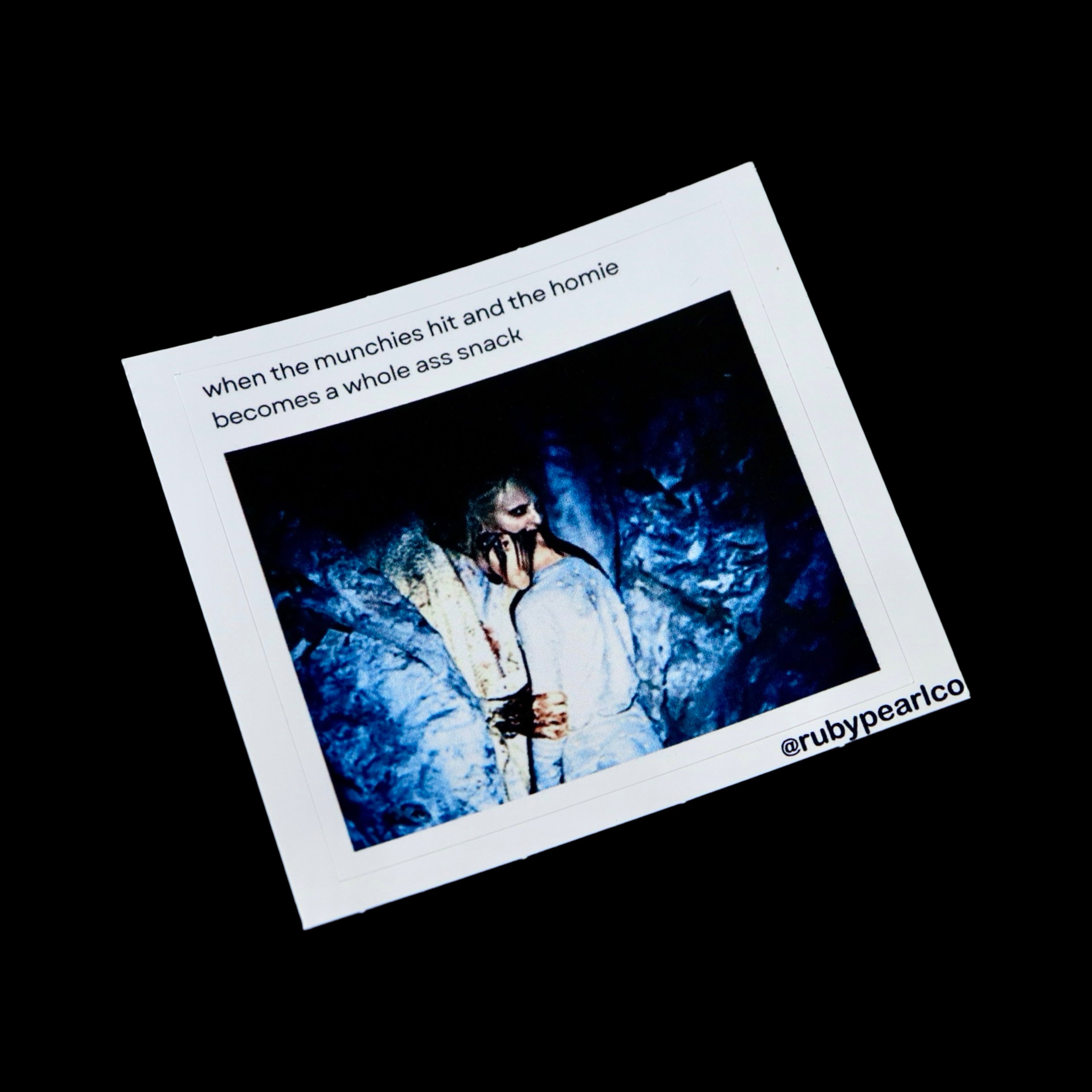 Whole Ass Snack Meme Sticker