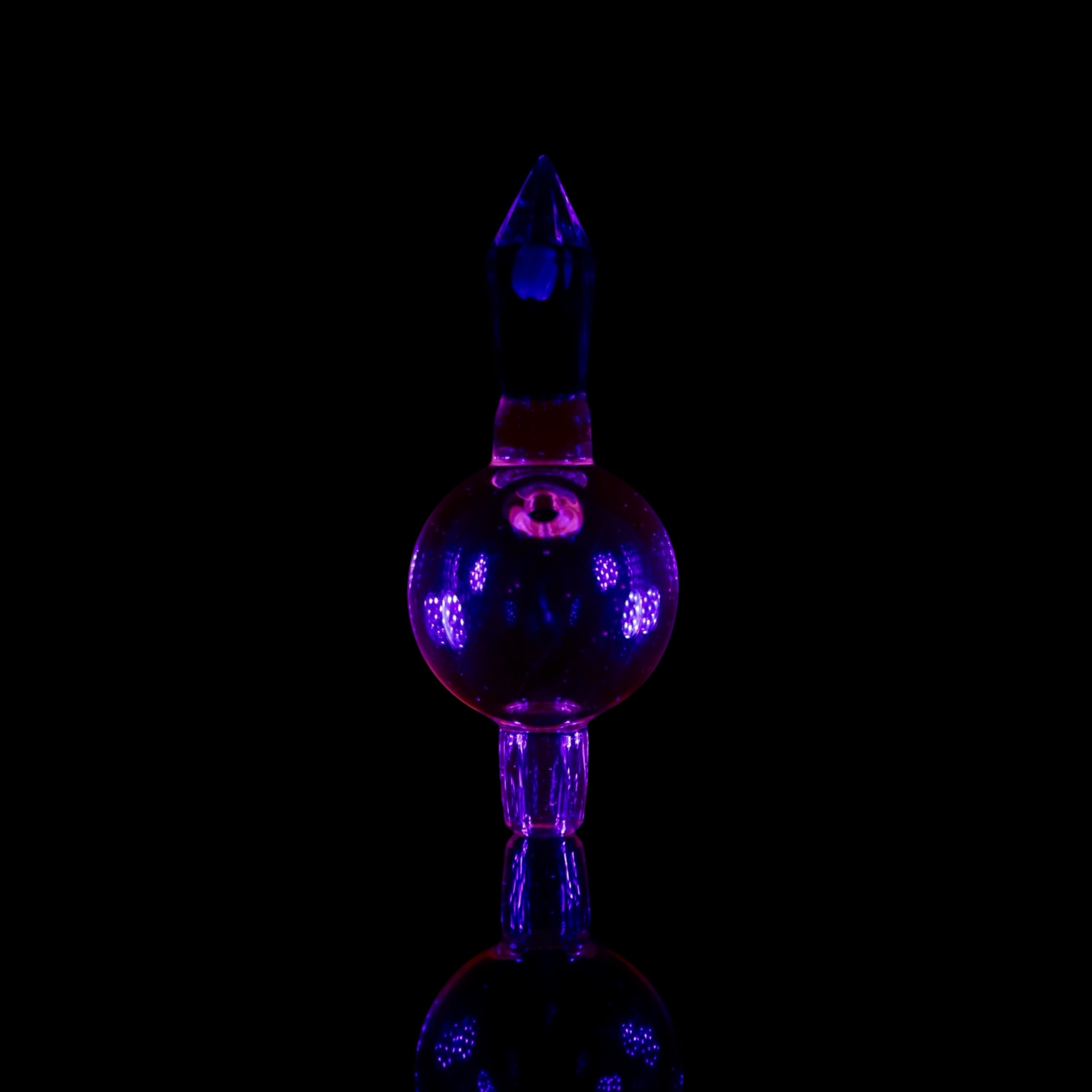 Faceted Gem Bubble Caps by Dreaux Glass (5 Colors)