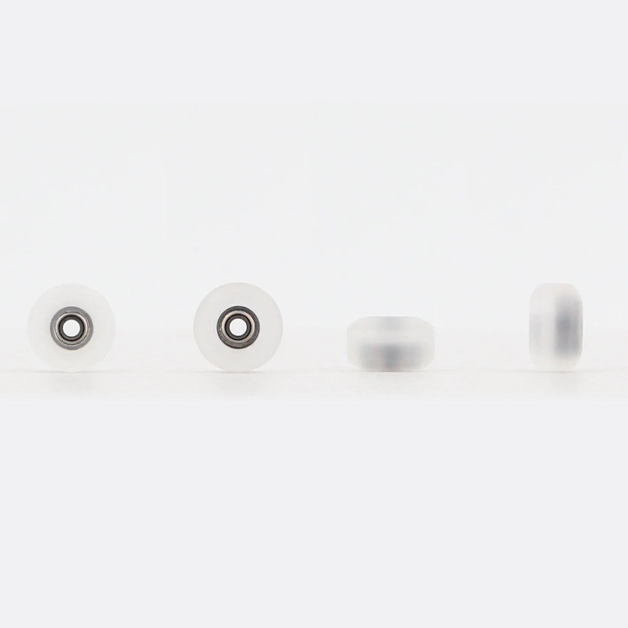 G8 Frosted Clear Wheels by FlatFace Fingerboards
