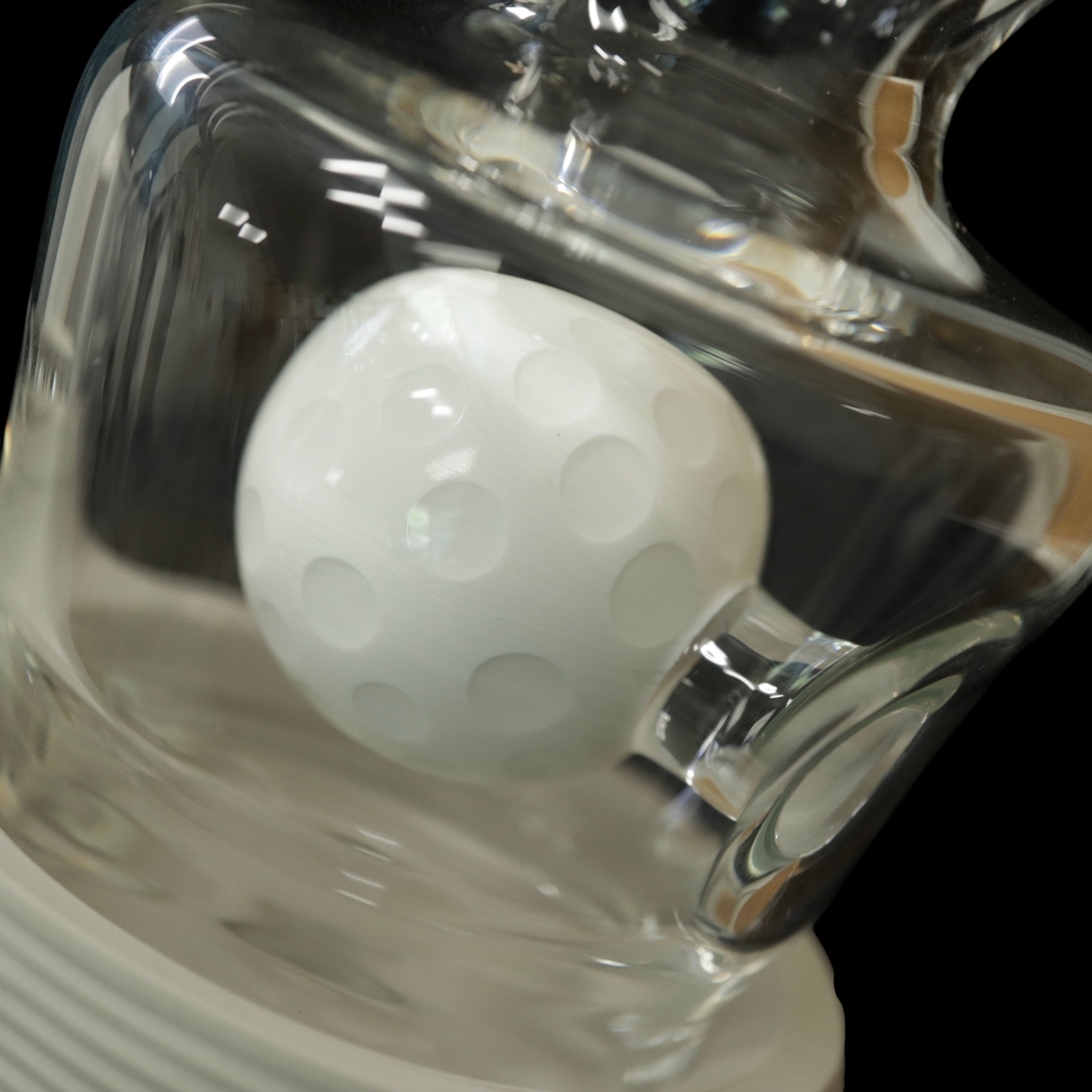 Golf Ball Puffco Top by Roysco Glass