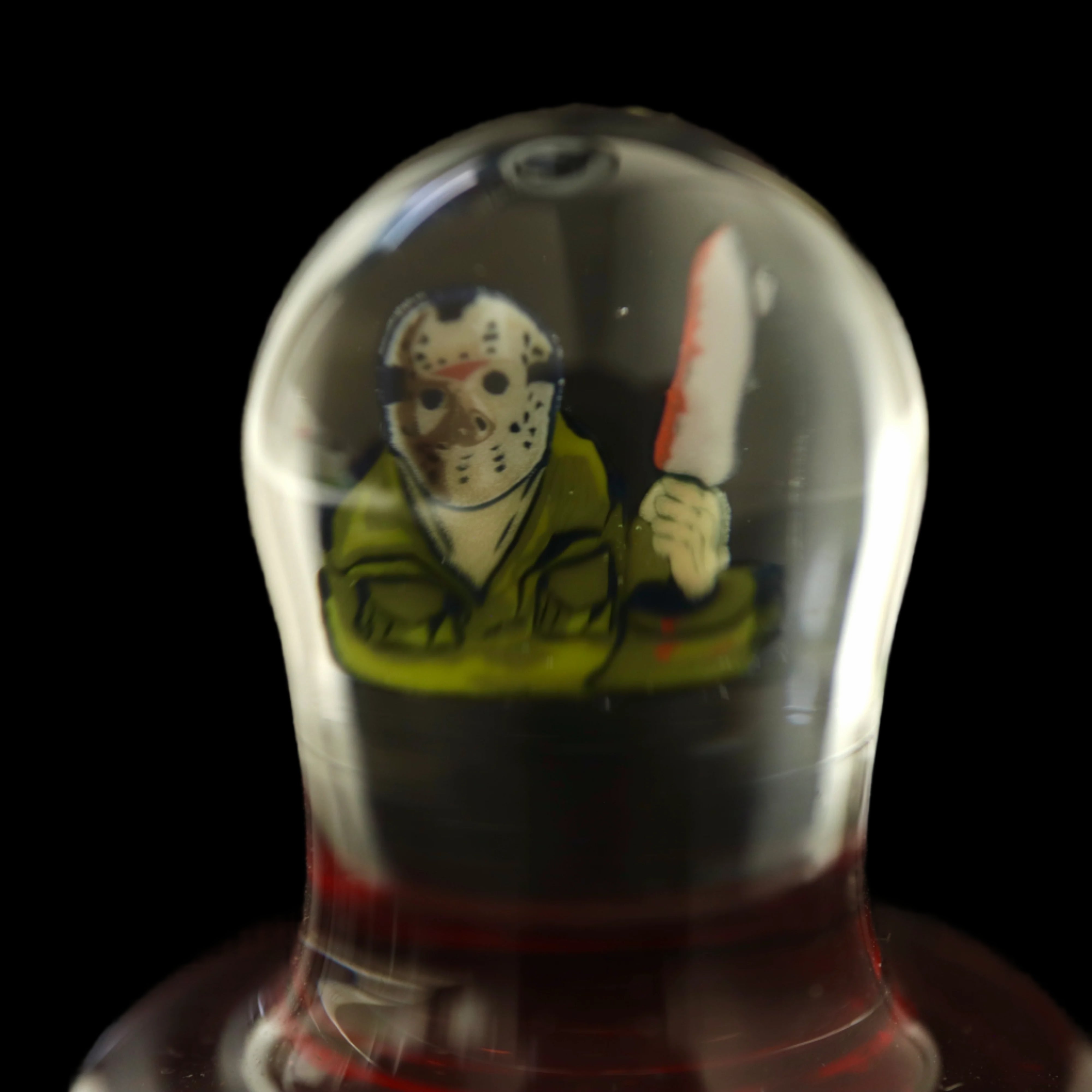 Jason Voorhees Slurper Plug Keys Glass