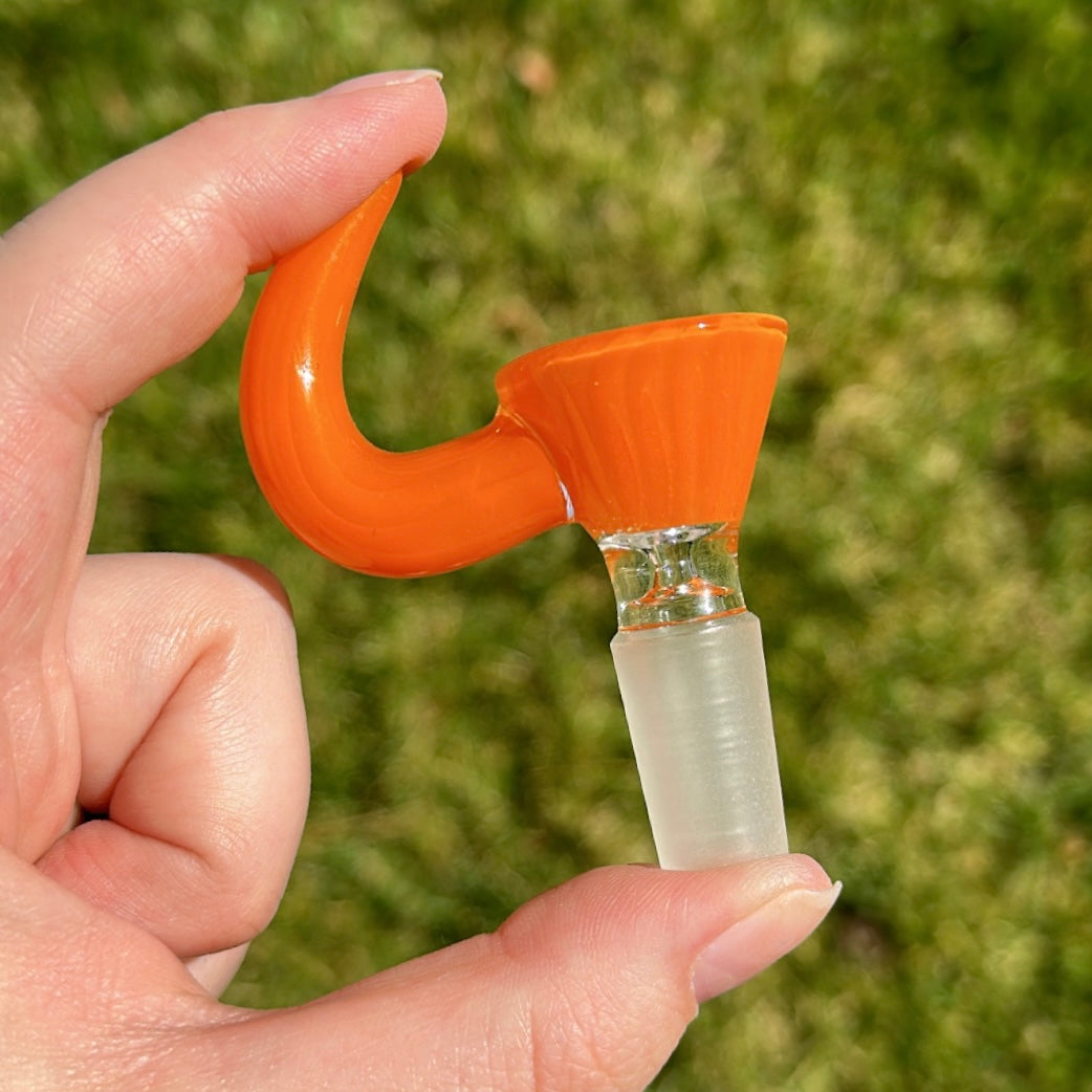 Horn Handle Flower Slide (3 Colors)