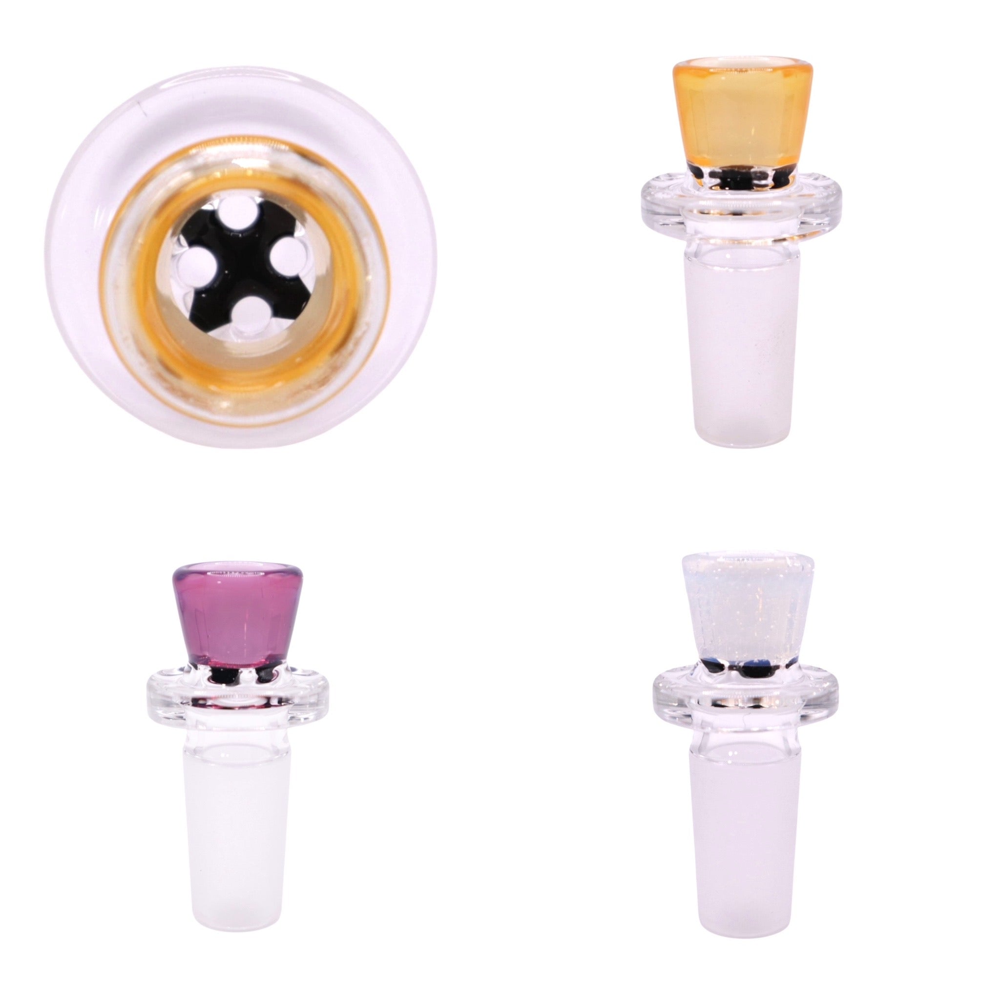 Color 4-Hole SNAPPER Bowls by Zombie Hand Studios