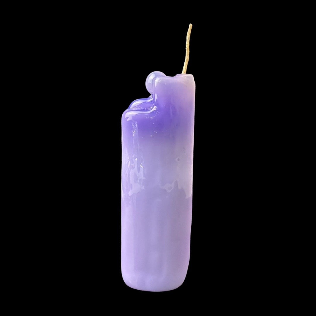 Lit Wick by Samsons Glass