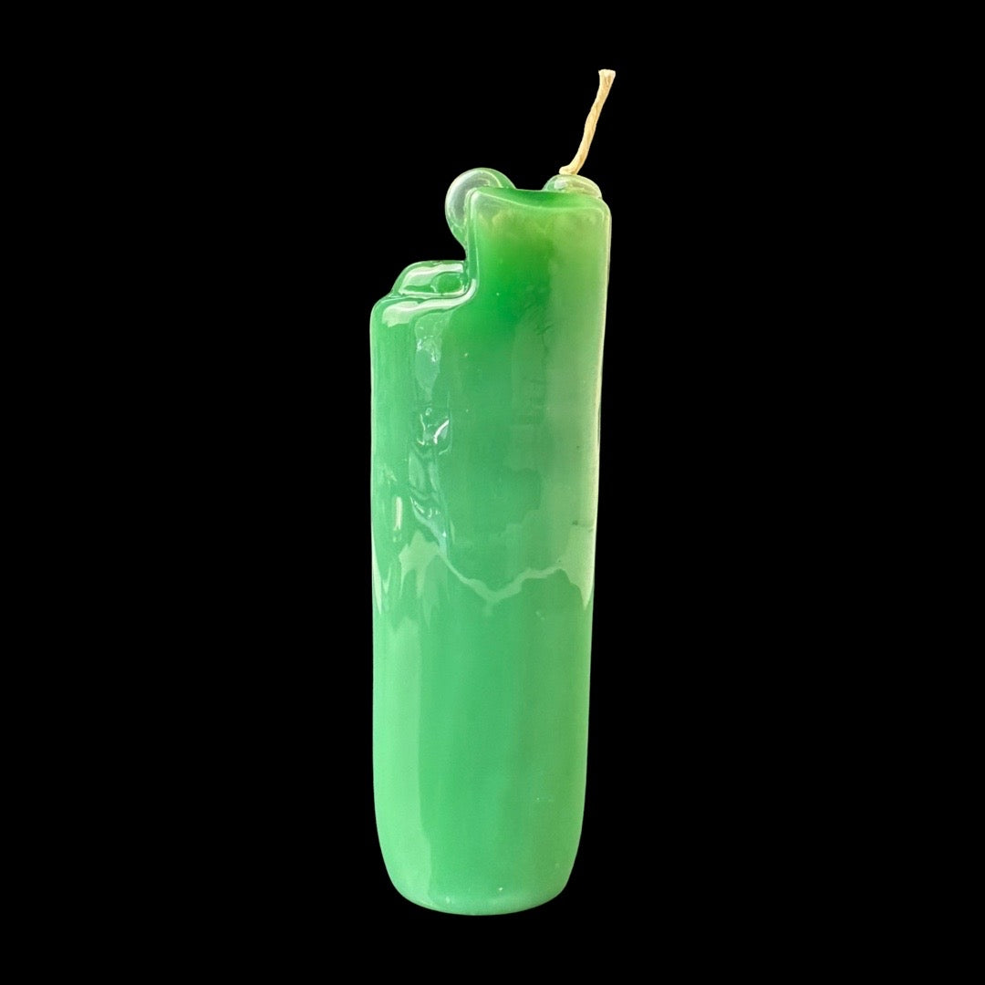 Lit Wick by Samsons Glass