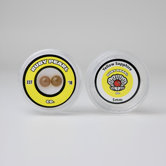 5mm Yellow Sapphire Terp Pearls