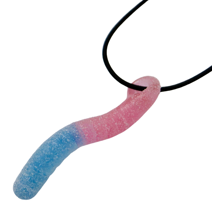 Sour Worm Pendant by Emperial Glass