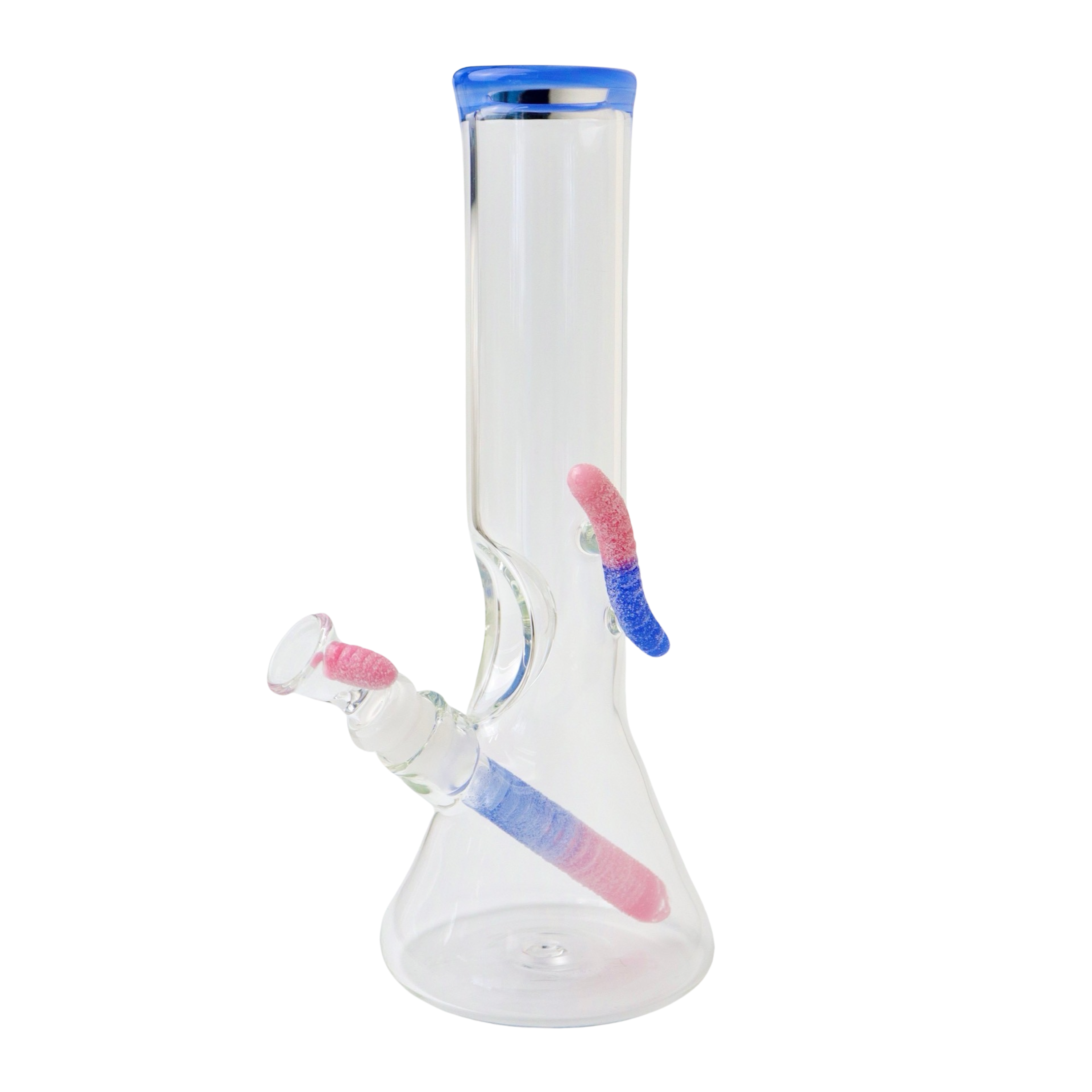 Sour Worm Beaker Bong by Emperial Glass