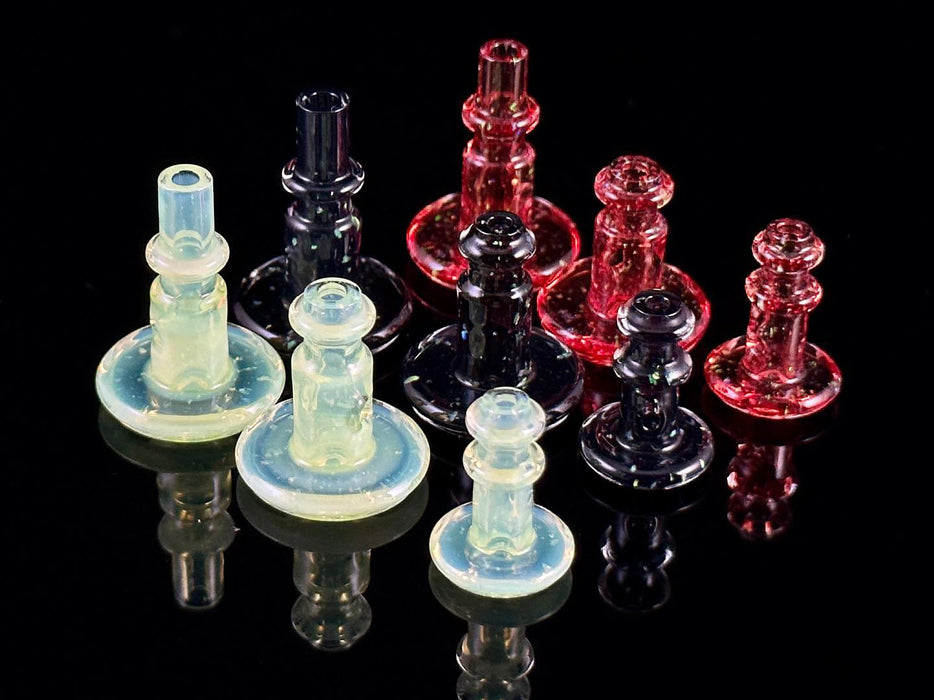 Color Crushed Opal Joystick Caps by Kovacs Glass (Peak and Proxy)