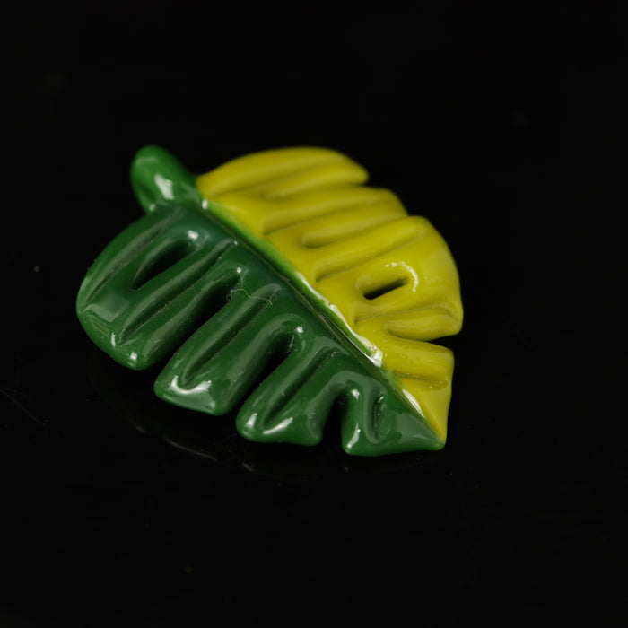 Leaf Pendants by Corrine Winters Glass