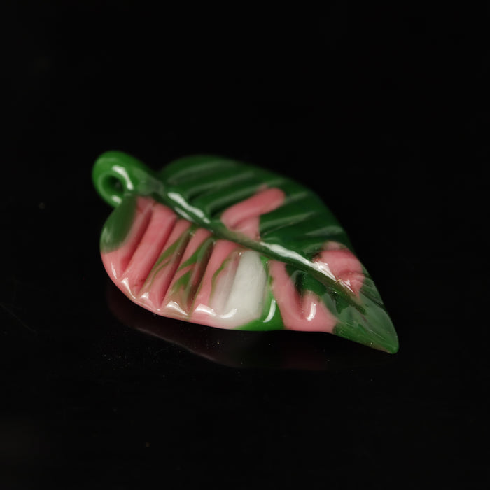 Leaf Pendants by Corrine Winters Glass