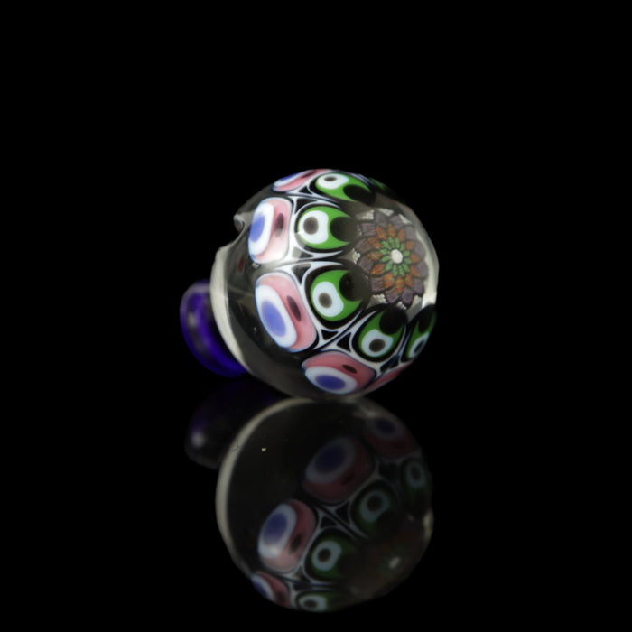 Dotstack/Mandala Milli Spinner Marble by Steve H Glass