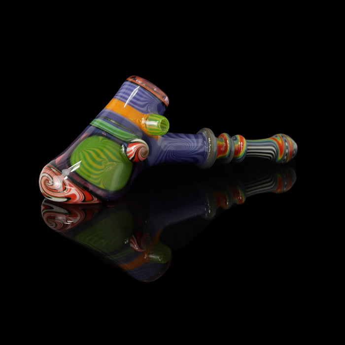 Linework Hammer Pipe by JFK Glass