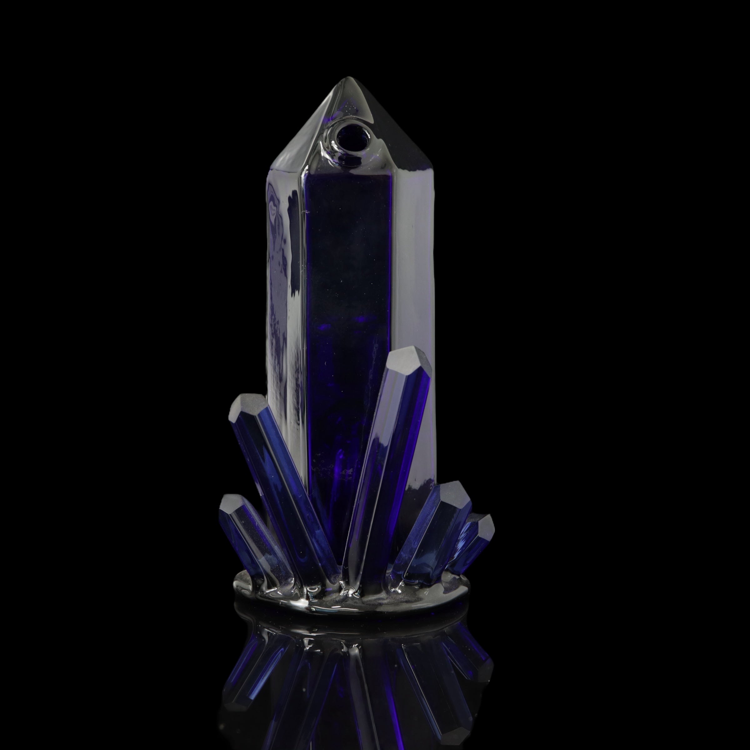 14mm Blue Sapphire Cluster