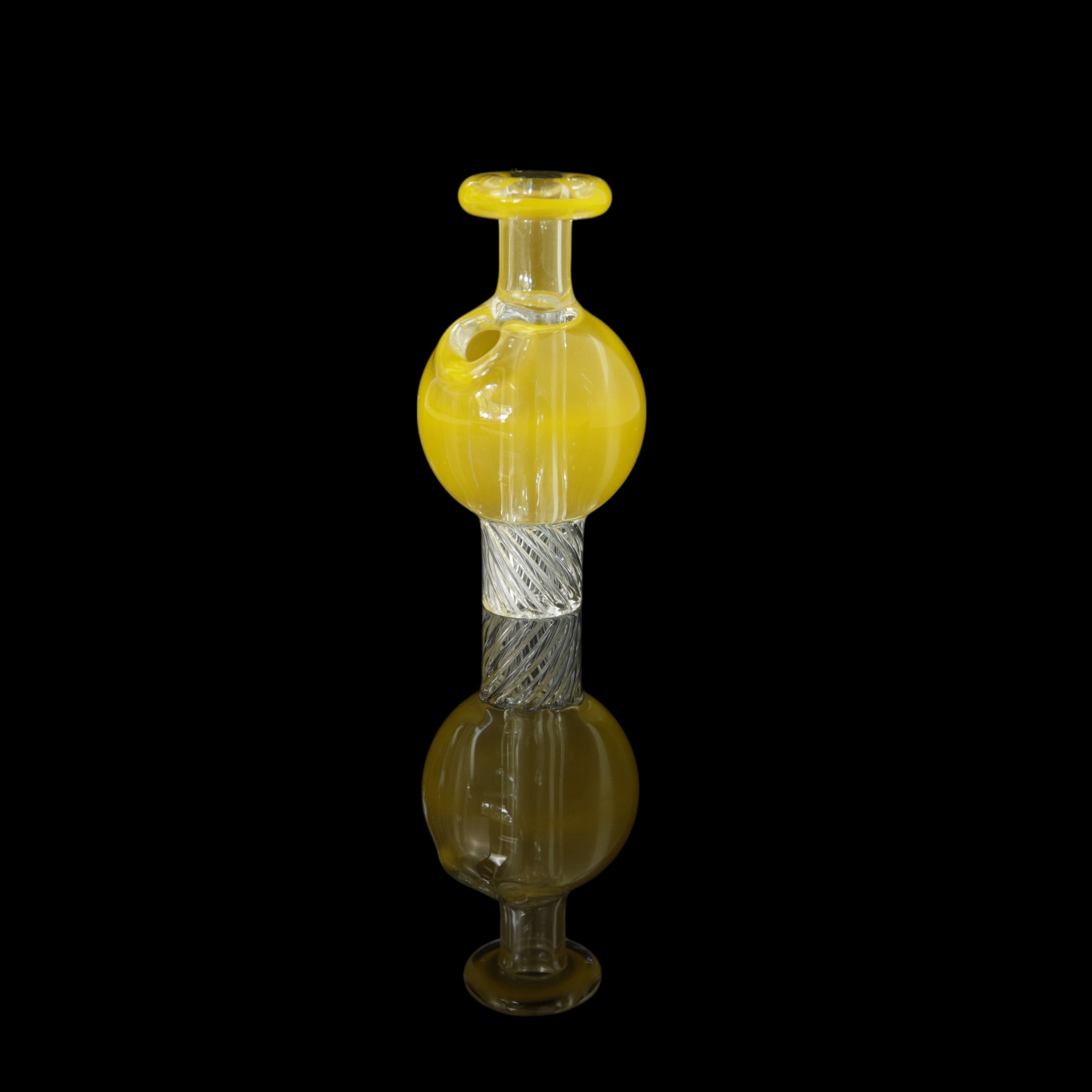 Transparent Yellow GTR Bubble Cap by GordoScientific