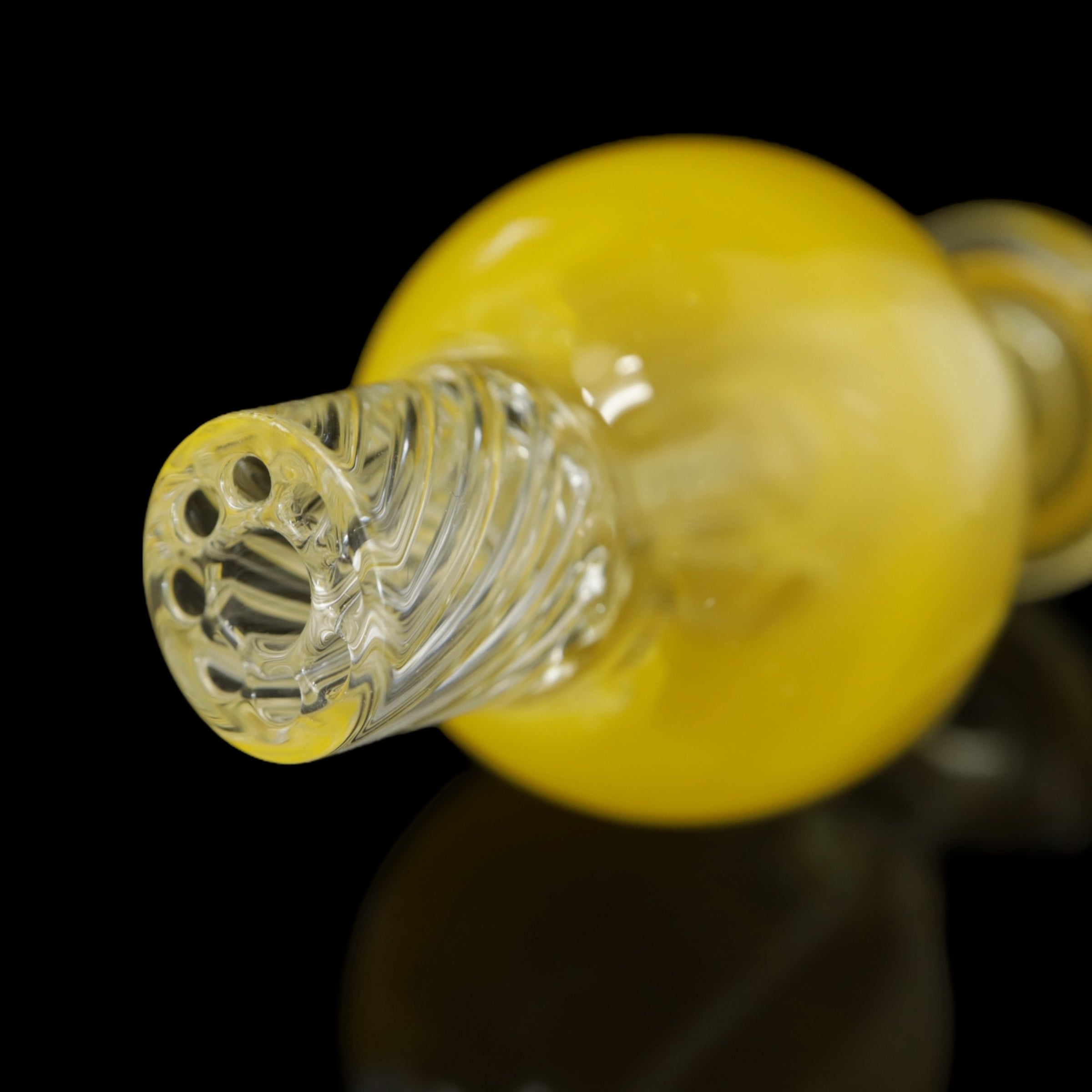 Transparent Yellow GTR Bubble Cap by GordoScientific