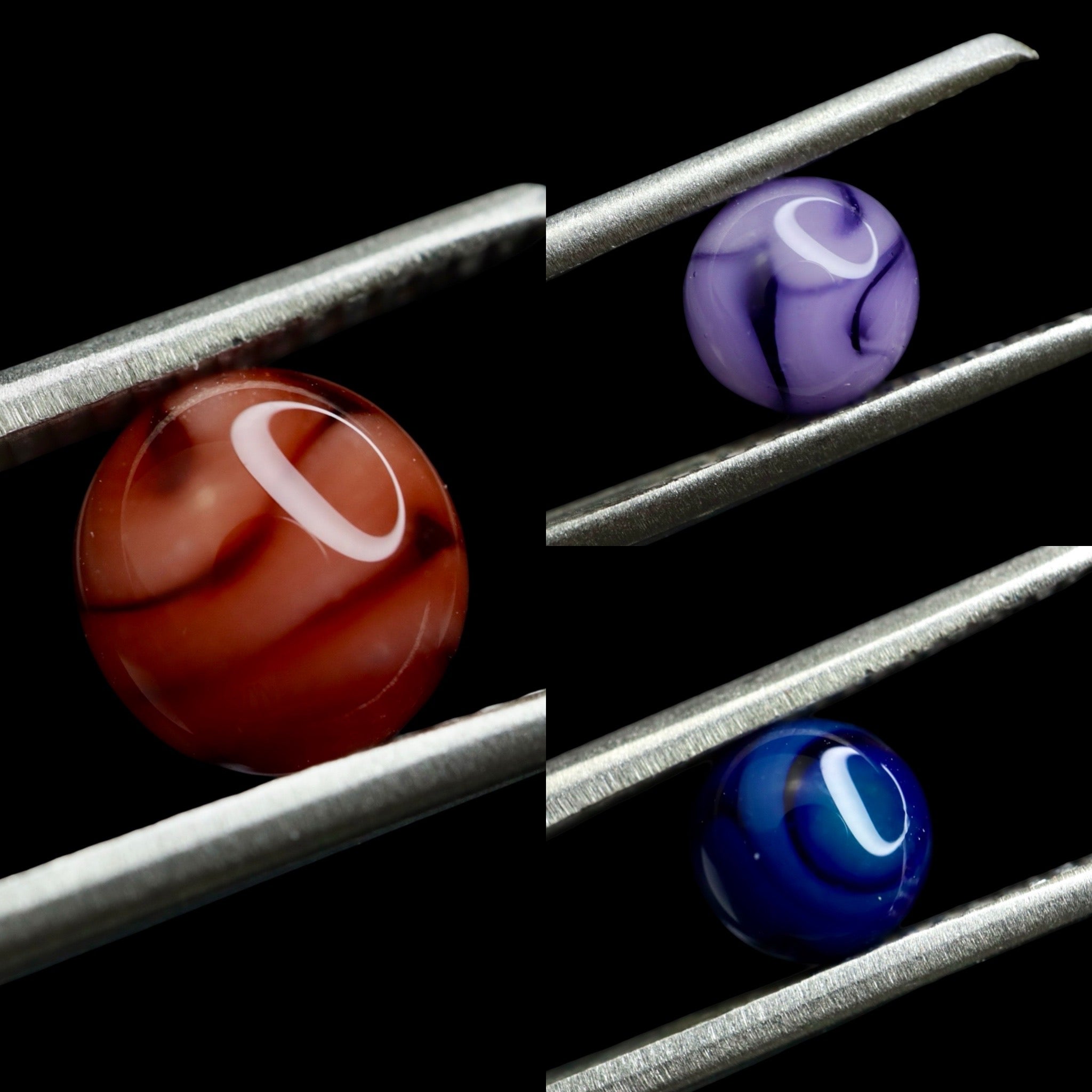 Micro Marbles 3 pack by Algae Glass