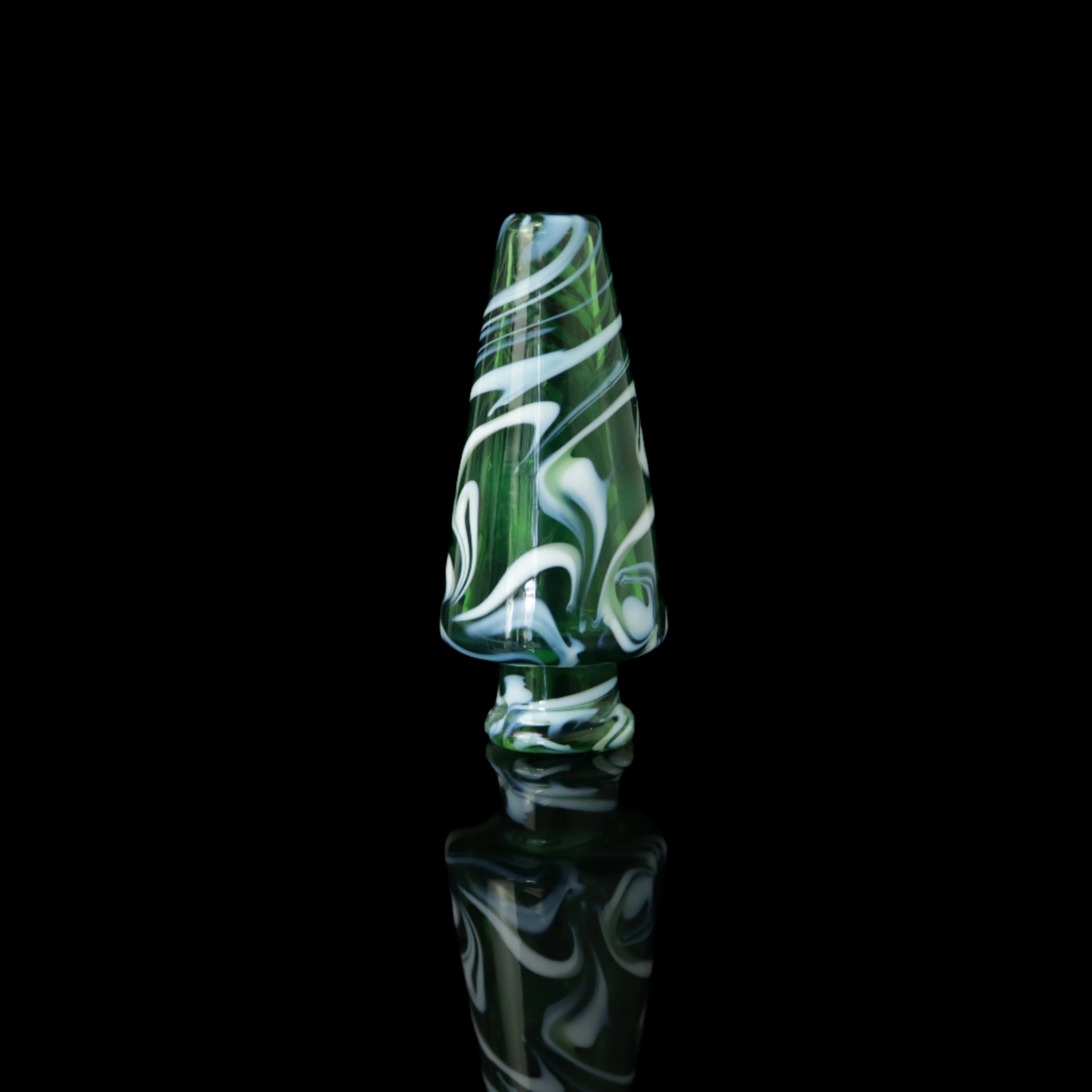 Spiral Tech Pivot Mouthpiece by Justdewit Glass