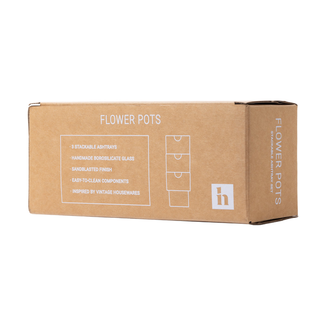Flower Pots Ashtray Set by NWTN