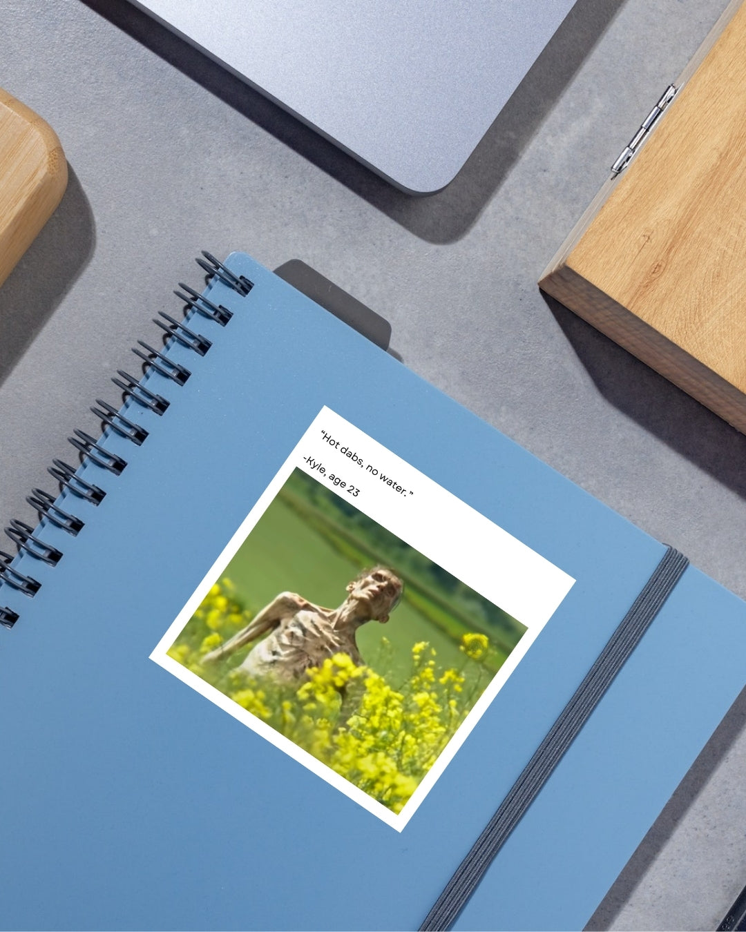 Hot Dabs, No Water Meme Sticker