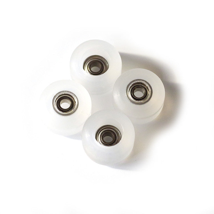 G4 Frosted Clear Wheels by FlatFace Fingerboards