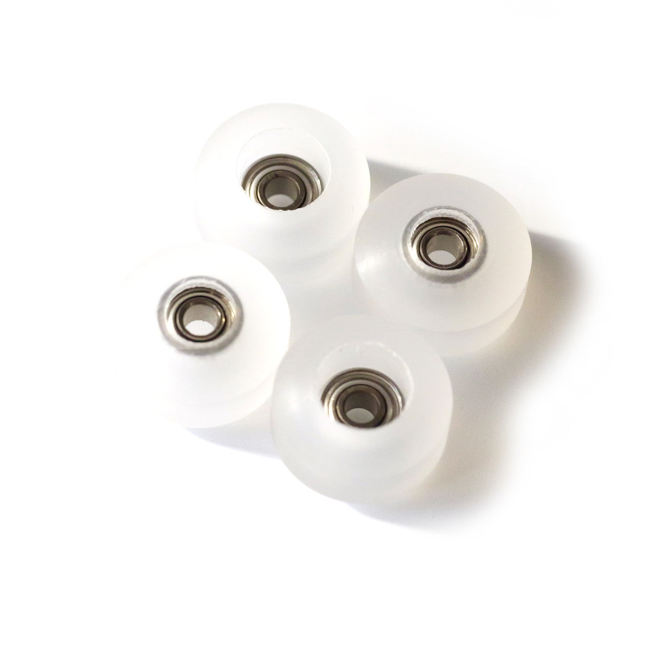 G8 Frosted Clear Wheels by FlatFace Fingerboards