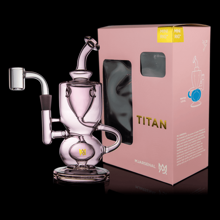 Titan Mini Dab Rig Pink